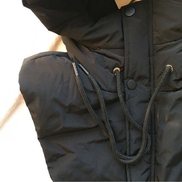 NWT Zara QUILTED PUFFER HOODIE NECK WARMER - Picture 7 of 11
